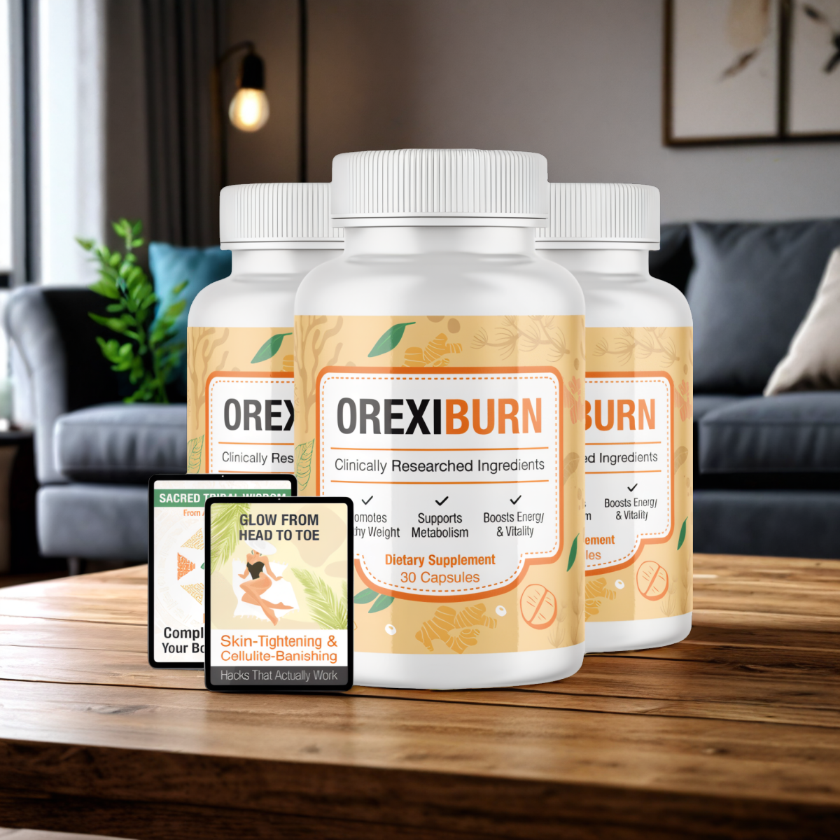 OrexiBurn - 3 Bottles + 2  Ebooks