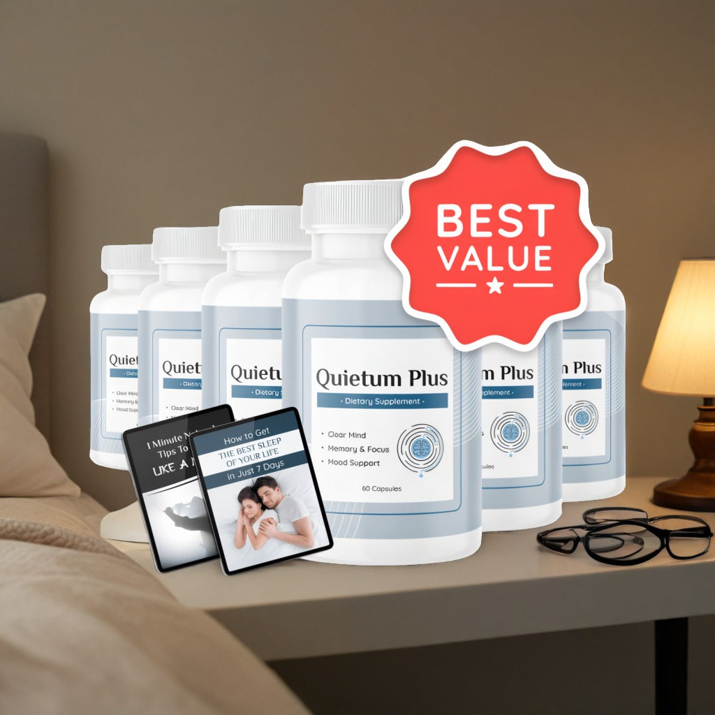 Quietum Plus - 6 Bottles + 2  Ebooks
